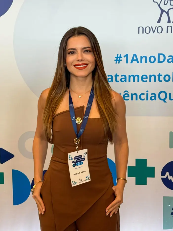 Dra. Hérika em evento médico